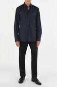 Elisha Straight Fit Business Shirt in Dark Blue